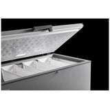 Maytag MZCC4316TG Chest Freezer, 60 inch Width, 16 cu. ft. Capacity, Manual, Interior Light (Freezer), Convertible Fridge/Freezer, Glacier Grey colour