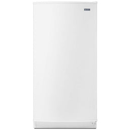 Maytag MZF34X16DW Upright Freezer, 30 inch Width, 16 cu. ft. Capacity, Automatic, Reversible Door, Interior Light (Freezer), White colour