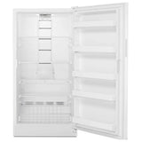 Maytag MZF34X16DW Upright Freezer, 30 inch Width, 16 cu. ft. Capacity, Automatic, Reversible Door, Interior Light (Freezer), White colour