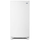 Maytag MZF34X18FW Upright Freezer, 30 inch Width, 18 cu. ft. Capacity, Automatic, Reversible Door, Interior Light (Freezer), White colour