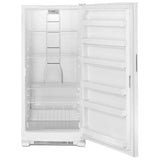 Maytag MZF34X18FW Upright Freezer, 30 inch Width, 18 cu. ft. Capacity, Automatic, Reversible Door, Interior Light (Freezer), White colour