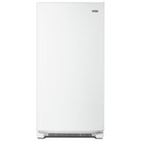 Maytag MZF34X18FW Upright Freezer, 30 inch Width, 18 cu. ft. Capacity, Automatic, Reversible Door, Interior Light (Freezer), White colour