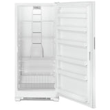 Maytag MZF34X18FW Upright Freezer, 30 inch Width, 18 cu. ft. Capacity, Automatic, Reversible Door, Interior Light (Freezer), White colour