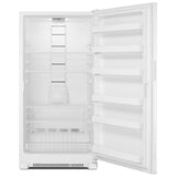 Maytag MZF34X20DW Upright Freezer, 33 inch Width, 20 cu. ft. Capacity, Automatic, Reversible Door, Interior Light (Freezer), White colour