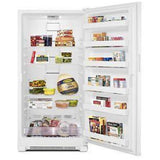 Maytag MZF34X20DW Upright Freezer, 33 inch Width, 20 cu. ft. Capacity, Automatic, Reversible Door, Interior Light (Freezer), White colour