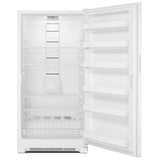 Maytag MZF34X20DW Upright Freezer, 33 inch Width, 20 cu. ft. Capacity, Automatic, Reversible Door, Interior Light (Freezer), White colour