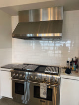 Vesta Moscow 48" 1000 CFM Stainless Steel Under Cabinet Rangehood stainless steel body