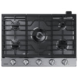 Samsung NA30N6555TS - NA30N6555TS/AA Gas Cooktop, 30 inch Exterior Width, 5 Burners, 19,000 BTU Highest Burner, Stainless Steel colour
