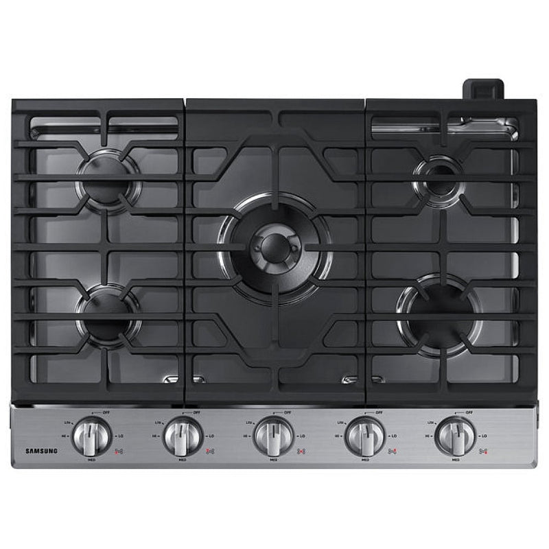 Samsung NA30N6555TS - NA30N6555TS/AA Gas Cooktop, 30 inch Exterior Width, 5 Burners, 19,000 BTU Highest Burner, Stainless Steel colour