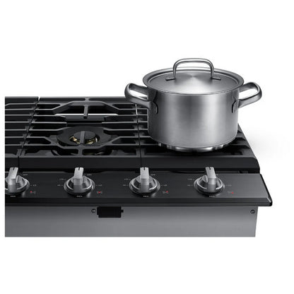 Samsung NA30N7755TG Gas Cooktop, 30 inch Exterior Width, 5 Burners, 22,000 BTU Highest Burner, Black Stainless Steel colour