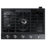 Samsung NA30N7755TG - NA30N7755TG/AA Gas Cooktop, 30 inch Exterior Width, 5 Burners, 22,000 BTU Highest Burner, Black Stainless Steel colour
