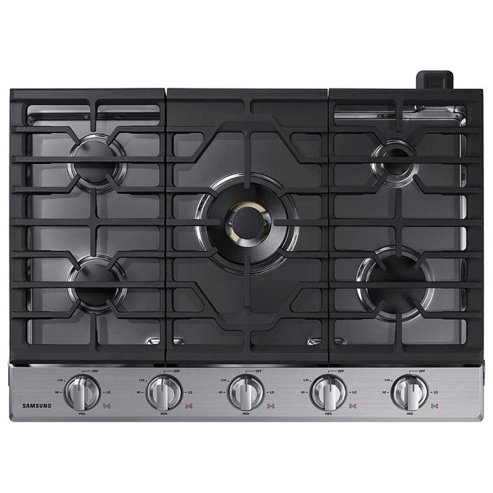 Samsung NA30N7755TS - 30" Gas Cooktop, 5 Burners, 22,000 BTU, Stainless Steel