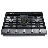 Samsung NA30N7755TS - NA30N7755TS/AA Gas Cooktop, 30 inch Exterior Width, 5 Burners, 22,000 BTU Highest Burner, Stainless Steel colour
