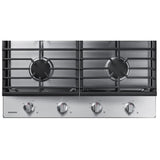 Samsung NA30R5310FS - NA30R5310FS/AA Gas Cooktop, 30 inch Exterior Width, 4 Burners, 17,000 BTU Highest Burner, Stainless Steel colour