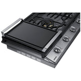 Samsung NA36N7755TS - NA36N7755TS/AA Gas Cooktop, 36 inch Exterior Width, 5 Burners, 22,000 BTU Highest Burner, Stainless Steel colour