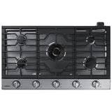 Samsung NA36N7755TS - NA36N7755TS/AA Gas Cooktop, 36 inch Exterior Width, 5 Burners, 22,000 BTU Highest Burner, Stainless Steel colour