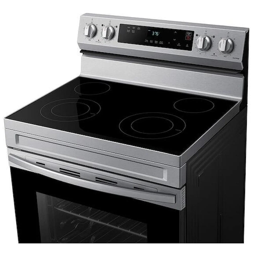Samsung NE63A6111SS - NE63A6111SS/AC Electric Range, 6.3 cu. ft. Capacity, 30 inch Exterior Width, Storage Drawer, 3,300 Watts Highest Burner Element, Stainless Steel colour