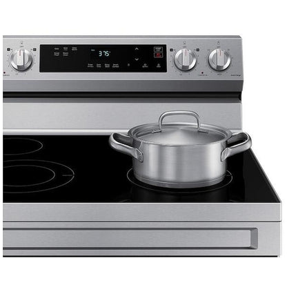 Samsung NE63A6111SS Electric Range | 6.3 cu. ft. Capacity, Stainless Steel, Smart Features