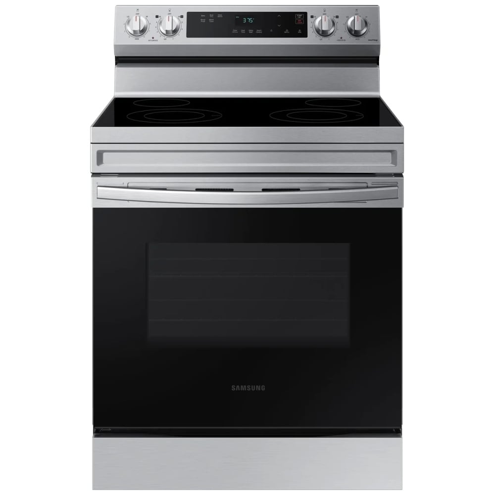 Samsung NE63A6111SS Electric Range | 6.3 cu. ft. Capacity, Stainless Steel, Smart Features