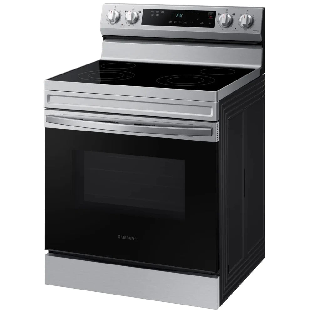 Samsung NE63A6111SS - NE63A6111SS/AC Electric Range, 6.3 cu. ft. Capacity, 30 inch Exterior Width, Storage Drawer, 3,300 Watts Highest Burner Element, Stainless Steel colour