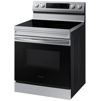 Samsung NE63A6111SS - NE63A6111SS/AC Electric Range, 6.3 cu. ft. Capacity, 30 inch Exterior Width, Storage Drawer, 3,300 Watts Highest Burner Element, Stainless Steel colour