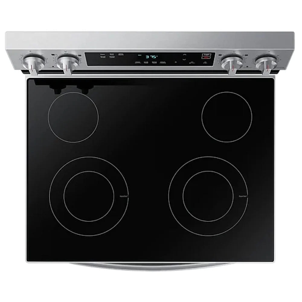 Samsung NE63A6111SS - NE63A6111SS/AC Electric Range, 6.3 cu. ft. Capacity, 30 inch Exterior Width, Storage Drawer, 3,300 Watts Highest Burner Element, Stainless Steel colour