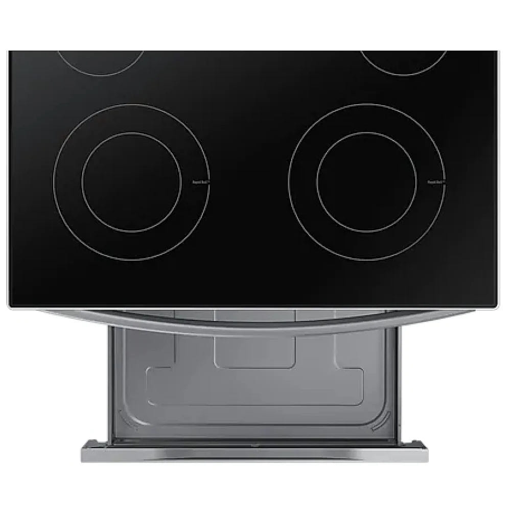 Samsung NE63A6111SS - NE63A6111SS/AC Electric Range, 6.3 cu. ft. Capacity, 30 inch Exterior Width, Storage Drawer, 3,300 Watts Highest Burner Element, Stainless Steel colour