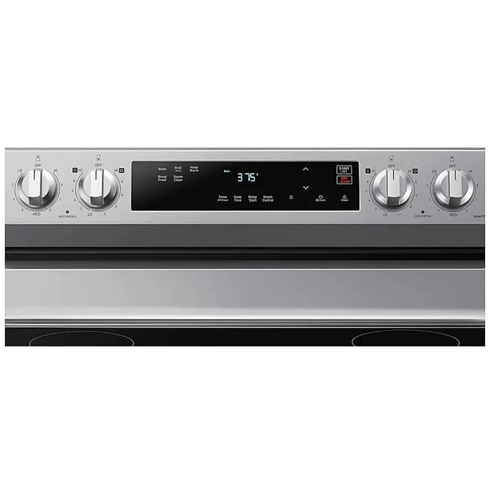 Samsung NE63A6111SS - NE63A6111SS/AC Electric Range, 6.3 cu. ft. Capacity, 30 inch Exterior Width, Storage Drawer, 3,300 Watts Highest Burner Element, Stainless Steel colour