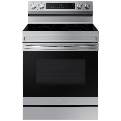 Samsung NE63A6511SS - 6.3 cu. ft. Electric Range, 5 Burners, Convection, Air Fry, Stainless Steel