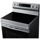Samsung NE63A6511SS - NE63A6511SS/AC Electric Range, 6.3 cu. ft. Capacity, 30 inch Exterior Width, Convection, 5 Burners, Storage Drawer, Yes, Self Clean, 3,300 W Highest Element, Stainless Steel colour
