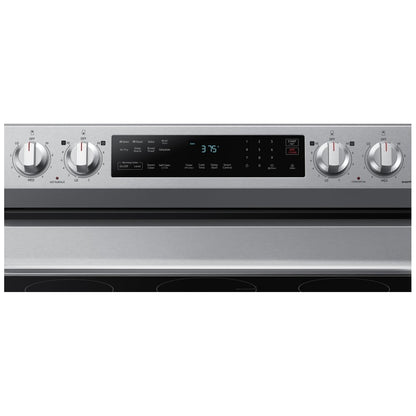 Samsung NE63A6511SS - 6.3 cu. ft. Electric Range, 5 Burners, Convection, Air Fry, Stainless Steel