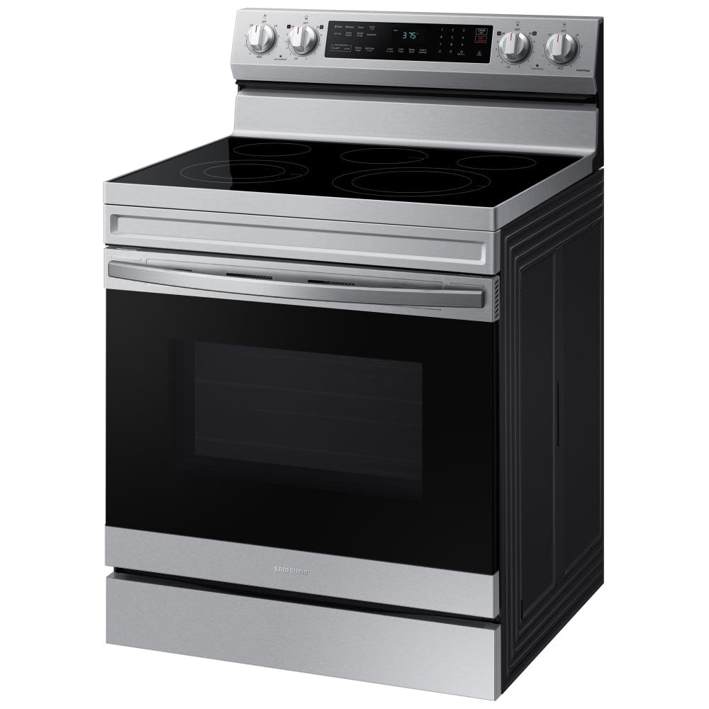 Samsung NE63A6511SS - 6.3 cu. ft. Electric Range, 5 Burners, Convection, Air Fry, Stainless Steel
