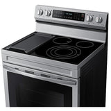 Samsung NE63A6711SS - NE63A6711SS/AC Electric Range, 6.3 cu. ft. Capacity, 30 inch Exterior Width, True Convection, 5 Burners, Storage Drawer, Yes, Self Clean, 3,000 W Highest Element, Stainless Steel colour