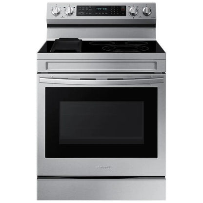 Samsung NE63A6711SS - NE63A6711SS/AC Electric Range, 6.3 cu. ft. Capacity, 30 inch Exterior Width, True Convection, 5 Burners, Storage Drawer, Air Fry, Self Clean, 3,000 Watts Highest Burner Element, Stainless Steel colour