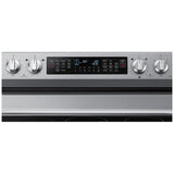 Samsung NE63A6751SS - NE63A6751SS/AC Electric Range, 6.3 cu. ft. Capacity, 30 inch Exterior Width, True Convection, 5 Burners, Storage Drawer, Yes, Self Clean, Double Oven, 3,000 W Highest Element, Stainless Steel colour
