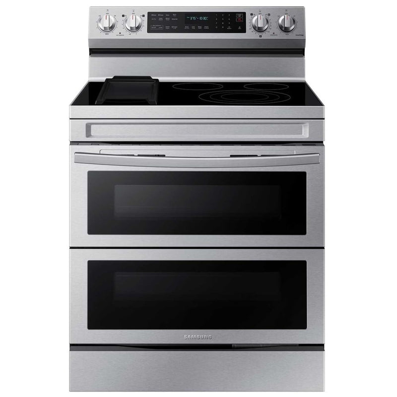Samsung NE63A6751SS - NE63A6751SS/AC Electric Range, 6.3 cu. ft. Capacity, 30 inch Exterior Width, True Convection, 5 Burners, Storage Drawer, Yes, Self Clean, Double Oven, 3,000 W Highest Element, Stainless Steel colour