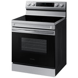 Samsung NE63F6510SR - NE63F6510SR/AC Electric Range, 6.3 cu. ft. Capacity, 30 inch Exterior Width, Convection, 4 Burners, Storage Drawer, Air Fry, Steam Clean, 3,300 W Highest Element, Stainless Steel colour, Rapid Boil™ Steam Clean
