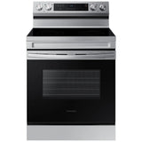 Samsung NE63F6510SR - NE63F6510SR/AC Electric Range, 6.3 cu. ft. Capacity, 30 inch Exterior Width, Convection, 4 Burners, Storage Drawer, Air Fry, Steam Clean, 3,300 W Highest Element, Stainless Steel colour, Rapid Boil™ Steam Clean