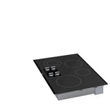 Bosch 500 Series Electric Cooktop, 30'' Black, NEM5066UC, Ceramic Glass