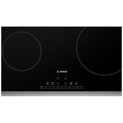 Bosch 500 Series NET5469SC Electric Cooktop, 24 inch Exterior Width, 4 Burners, Black Series 6