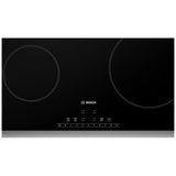 Bosch 500 Series NET5469SC Electric Cooktop, 24 inch Exterior Width, 4 Burners, 2,200 W Highest Element, Black colour