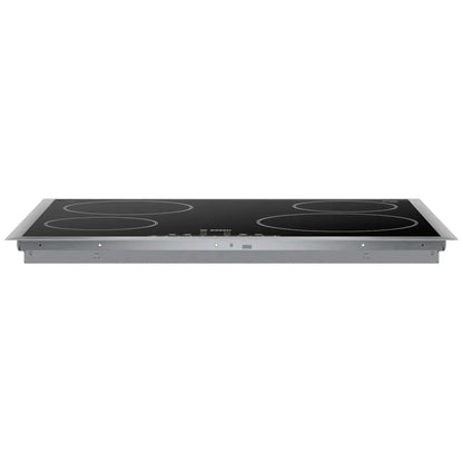 Bosch 500 Series NET5469SC Electric Cooktop, 24 inch Exterior Width, 4 Burners, 2,200 Highest Burner Element (Watts), Black colour Series 6, PreciseSelect®