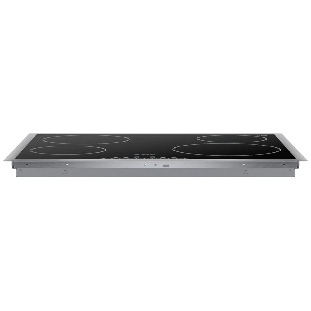 Bosch 500 Series NET5469SC Electric Cooktop, 24 inch Exterior Width, 4 Burners, Black Series 6