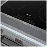 Bosch 500 Series NET5469SC Electric Cooktop, 24 inch Exterior Width, 4 Burners, 2,200 W Highest Element, Black colour