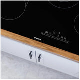 Bosch 800 Series NET8069UC Electric Cooktop, 30 inch Exterior Width, 4 Burners, Black colour