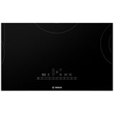 Bosch 800 Series NET8669UC Electric Cooktop, 36 inch Exterior Width, 5 Burners, 3,600 W Highest Element, Black colour