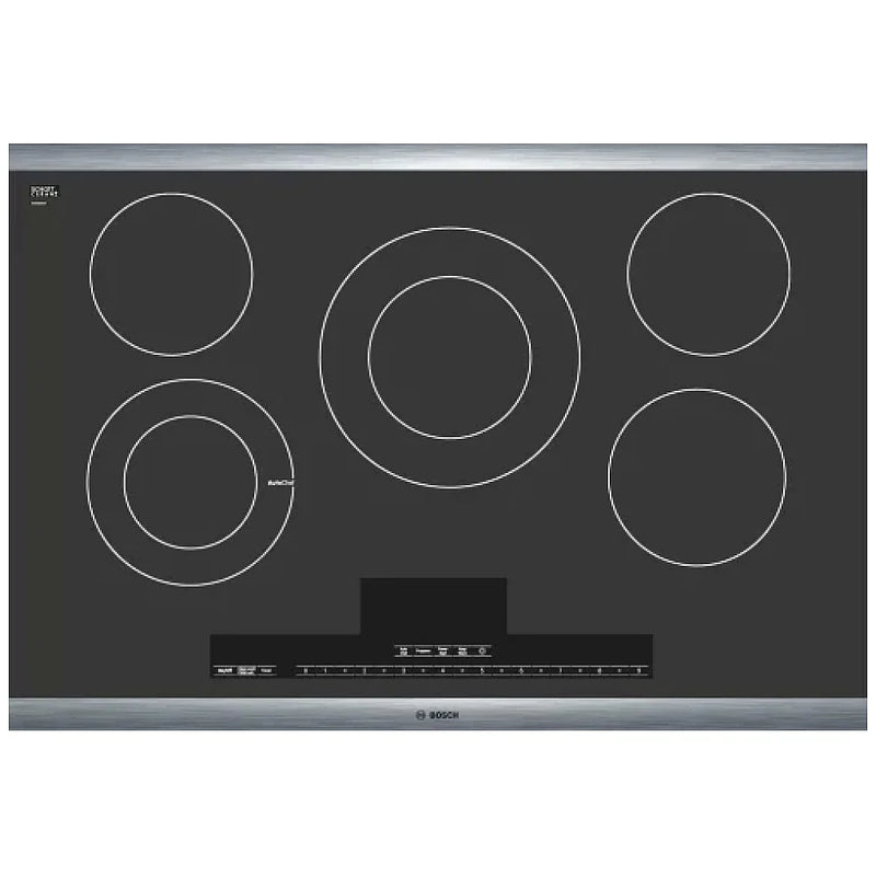 30" Electric Cooktop, 5 Burner Bosch Benchmark NETP069SUC