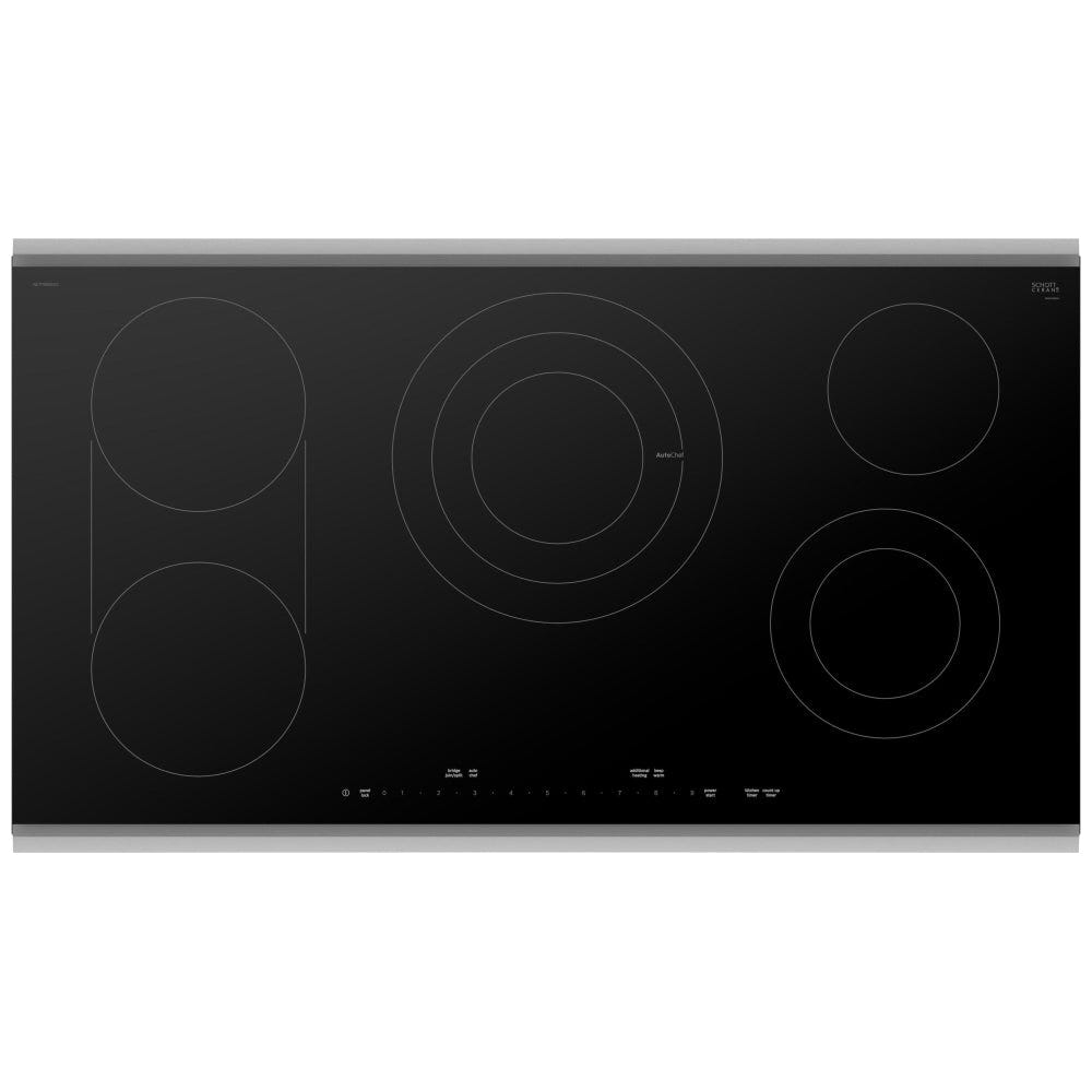 36" Electric Cooktop, 5 Burner Bosch Benchmark NETP669SUC