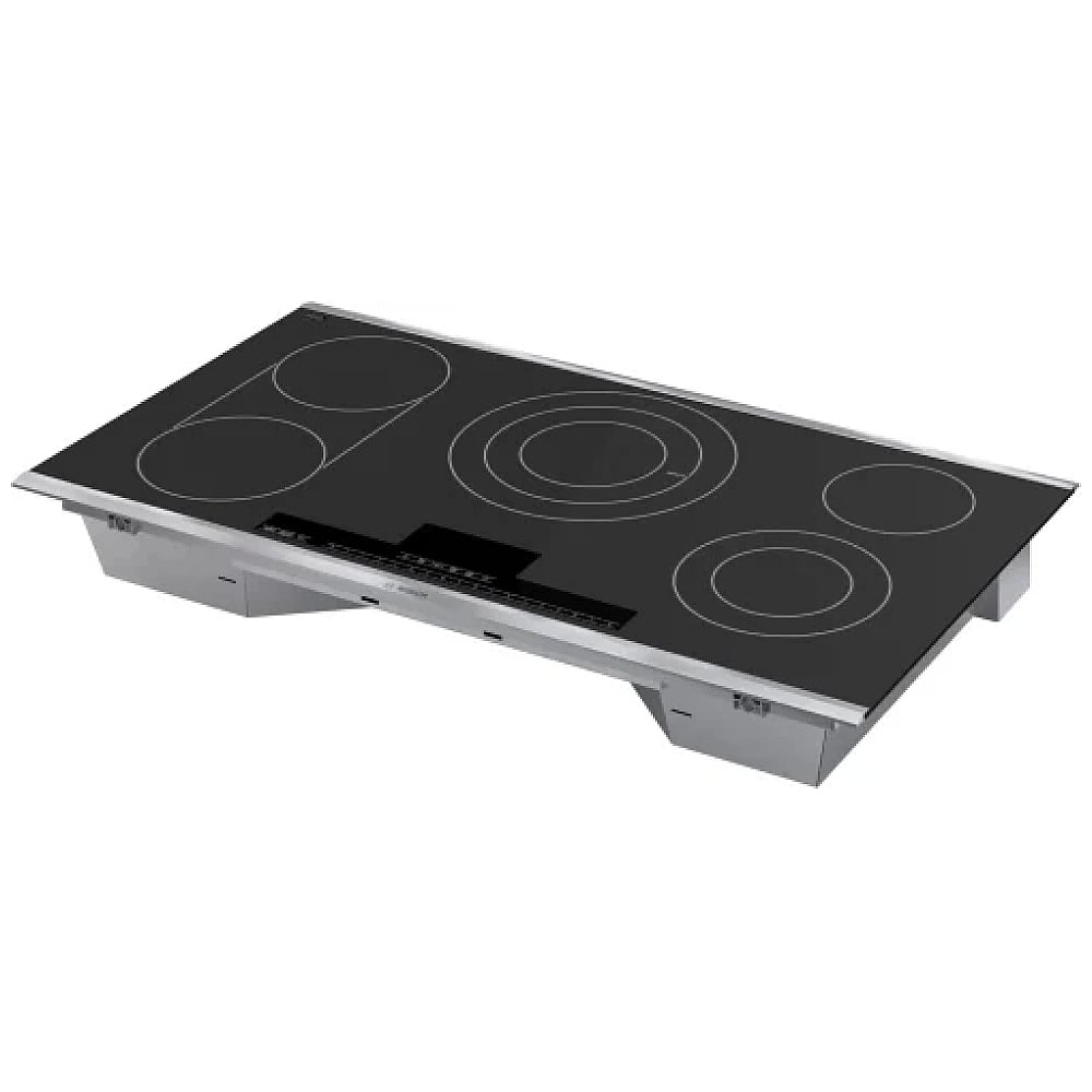 36" Electric Cooktop, 5 Burner Bosch Benchmark NETP669SUC