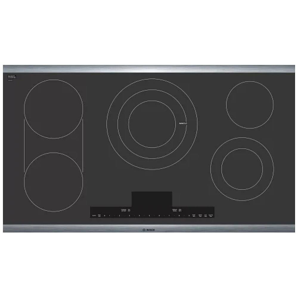 36" Electric Cooktop, 5 Burner Bosch Benchmark NETP669SUC